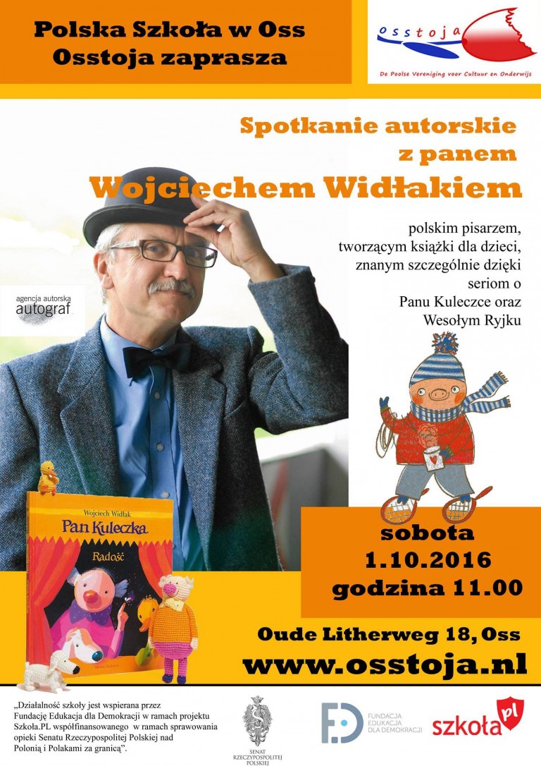 Spotkanie z autorem książek dla dzieci panem Wojciechem Widłakiem
