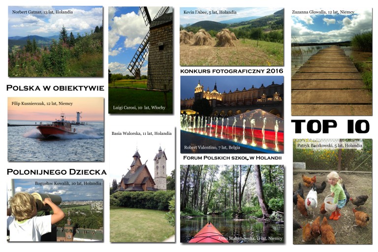 Wyniki międzynarodowego wakacyjnego konkursu fotograficznego FPSN „Polska w obiektywie polonijnego dziecka”