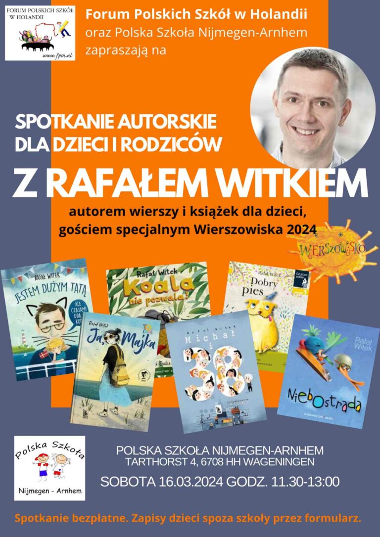 Zaproszenie na spotkanie autorskie